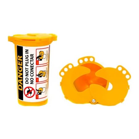 Zing ZING RecycLockout Lockout Tagout, Large Plug Lockout, Recycled Plastic,  7100